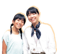 野中日南子さん（左）と直子さん